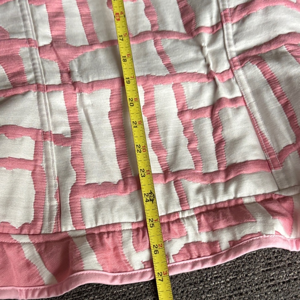 Quilted Pink and White blocks vs & clouds design - Picture 9 of 14